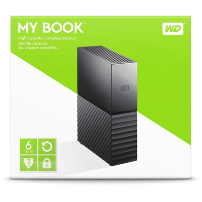 Product Εξωτερικός Σκληρός Δίσκος 6TB Western Digital USB 3.0 MyBook Black 3,5 base image