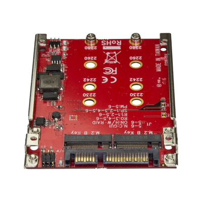 Product Adapter StarTech M.2 to SATA - Dual Slot M.2 NGFF SSD base image