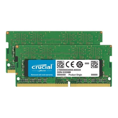 Product Μνήμη RAM Φορητού DDR4 16GB Crucial - 2 x 8GB - SO DIMM 260-PIN - unbuffered base image