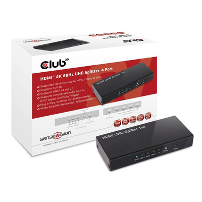 Product Splitter Club3D HDMI 4K 60Hz UHD base image