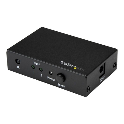 Product HDMI Switch StarTech 2 Port - 4K Box - Ultra HD 4k 60Hz - Video/Audio - 2 ports base image