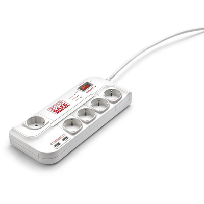 Product Πολύπριζο Ασφαλείας Salicru 5 Θέσεων + 2xUSB base image