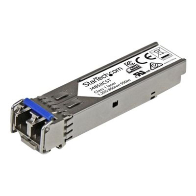Product Network Switch StarTech Gigabit FO SFP Transceiver Module - HP J4858C Compatible - MM LC with DDM - 550m base image