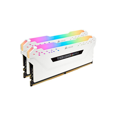 Product Μνήμη RAM Σταθερού DDR4 16GB Corsair 3600 Kit (2x8GB) Vengeance RGB White base image
