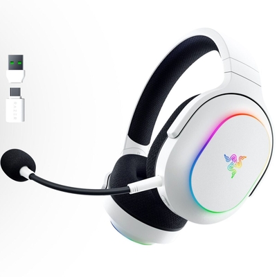 Product Headset Gaming Razer BARRACUDA X WHITE Chroma - RGB Wireless & Bluetooth - PC/PS5/Switch/Android  base image