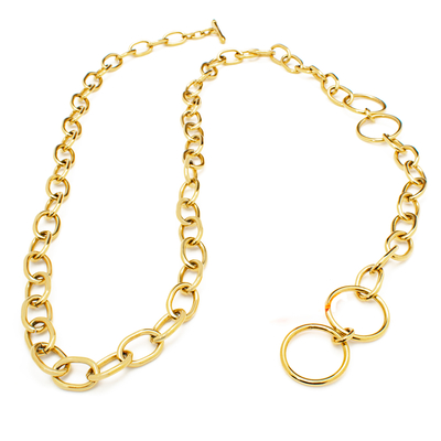 Product Γυναικείο Κολιέ Folli Follie 1N6T176Y (35cm) από Ατσάλι Golden base image