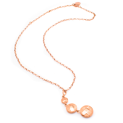 Product Γυναικείο Κολιέ Folli Follie 1N9T133R (45cm) από Ατσάλι Pink base image