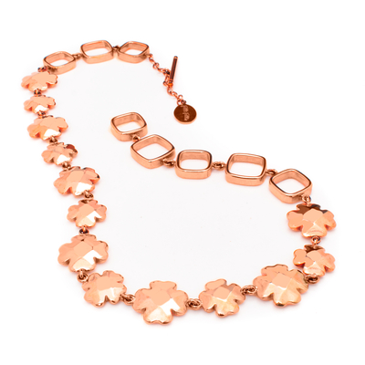 Product Γυναικείο Κολιέ Folli Follie 1N9T145R (22cm) από Ασήμι Pinkish base image