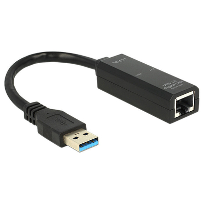 Product Αντάπτορας Delock USB3.0 A to RJ45 Gigabit base image