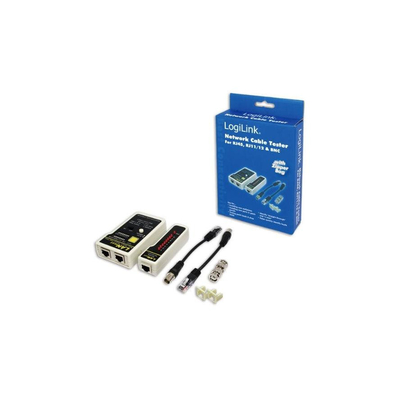 Product Tester Καλωδίων LogiLink RJ45/RJ11/RJ12 WZ0015 base image