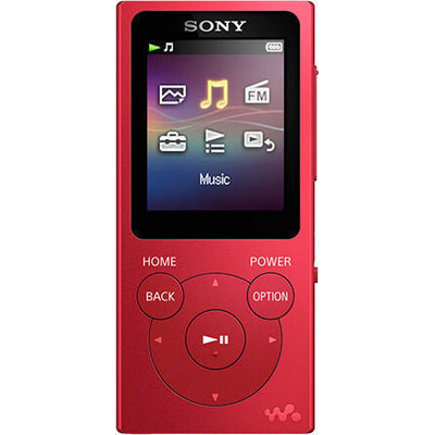Product MP4 Player Sony NW-E394R 8GB red base image
