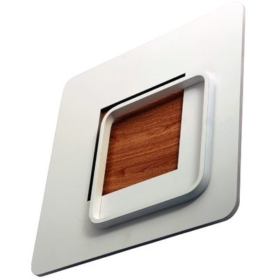 Product Πλαφονιέρα Οροφής Avide Μοντέρνα Oyster Zen 75W με RF χειριστήριο base image