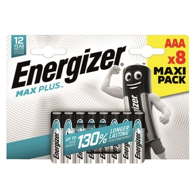 Product Αλκαλικές Μπαταρίες Energizer Max Plus ΑAΑ (8 τμχ) base image