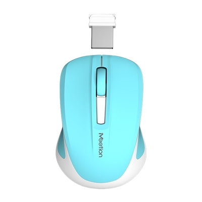 Product Ποντίκι Ασύρματο Meetion Silent Mini 2.4G Οπτικό (Κυανό) base image