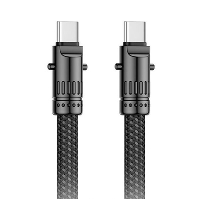 Product Καλώδιο USB XO NB-Q288B Κράμα Ψευδαργύρου Type-C σε Type-C 60W base image