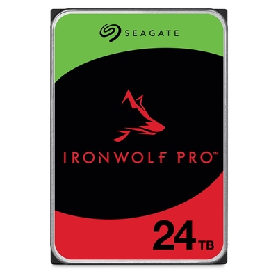 Product Εσωτερικός Σκληρός Δίσκος 3.5" 24TB Seagate IronWolf Pro ST24000NT002, SATA III base image