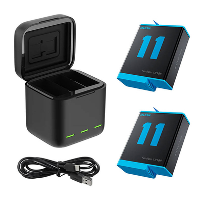 Product Αξεσουάρ Telesin 3-slot charger box for GoPro Hero 9 / Hero 10 + 2 batteries (GP-BNC-901) base image