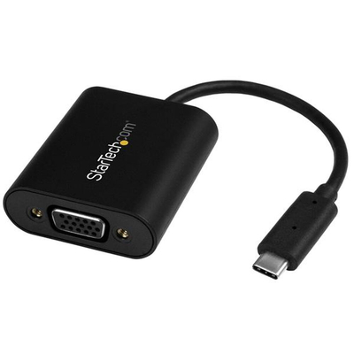Product Αντάπτορας USB C σε VGA Startech CDP2VGASA Μαύρο base image