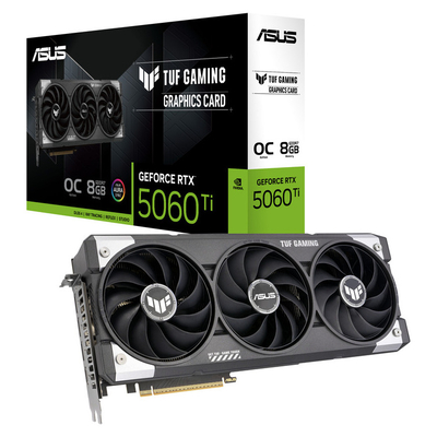 Product Κάρτα Γραφικών Asus TUF-RTX5060TI-O8G-Gaming, 8GB, GDDR7 base image