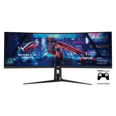 Product Monitor 49" Asus ROG STRIX XG49VQ 3840x1080 144Hz, HDMI, DisplayPort, FreeSync 2 HDR, Height Adjustable base image