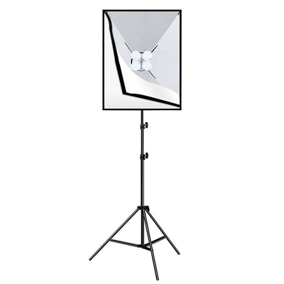 Product Σετ στούντιο Puluz softbox 50x70cm, τρίποδο, λάμπα LED 4 τμχ PU5071EU base image