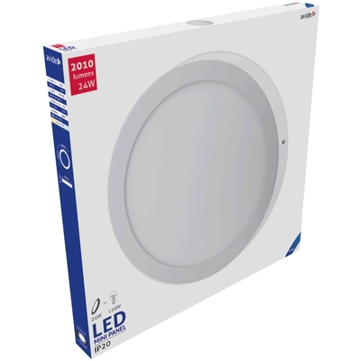 Product Φωτιστικό Οροφής Avide LED Στρογγυλό Αλουμίνιο 24W Ψυχρό 6400K base image