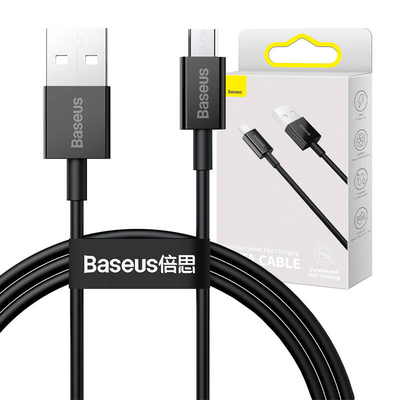 Product Καλώδιο USB to Micro-USB Baseus Superior Series micro , 2A, 1m (black) base image