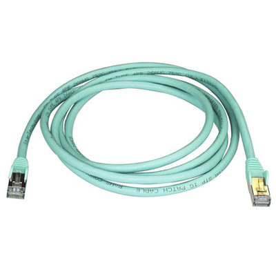 Product Καλώδιο Δικτύου UTP Κατηγορίας 6 Startech 6ASPAT2MAQ 2 m Μπλε Τυρκουάζ base image