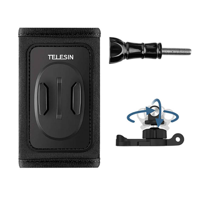 Product Βάση Action Cameras Backpack Telesin with 360° J-hook for sports cameras (GP-BPM-005) base image