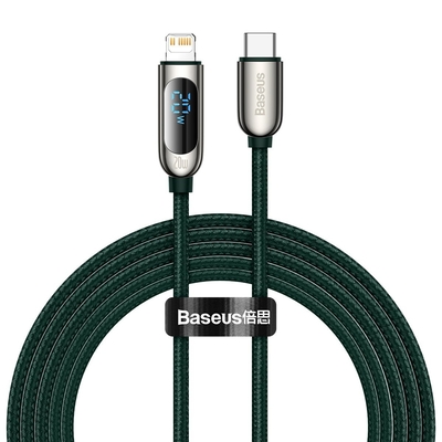 Product Καλώδιo USB-C for Lightning Baseus Display, PD, 20W, 2m (green) base image