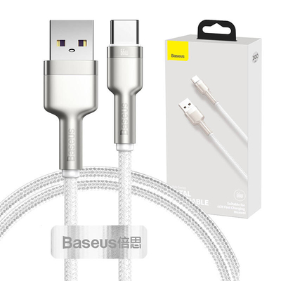Product Καλώδιο USB to USB-C for Baseus Cafule, 66W, 1m (white) base image