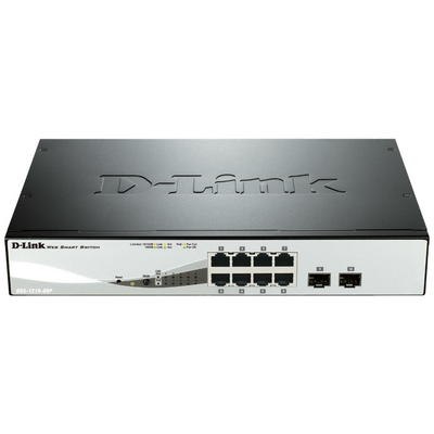 Product Network Switch D-Link DGS-1210-08P (8x 10/100/1000Mbps) base image