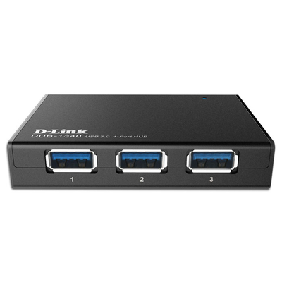Product Usb 3.0 Hub 4 Θυρών Σε Μαύρο Χρώμα base image