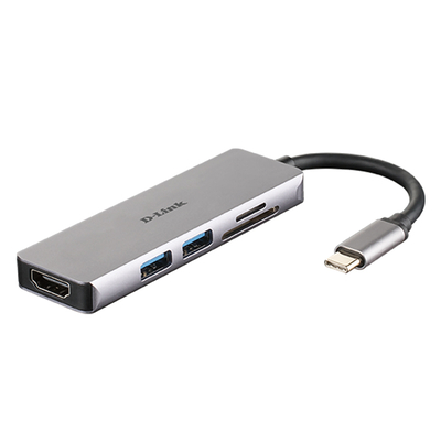 Product Σταθμός Σύνδεσης 5 Θυρών D-Link Dub-M530 Με Υποστήριξη Οθόνης Ανάλυσης Ως 4κ  base image