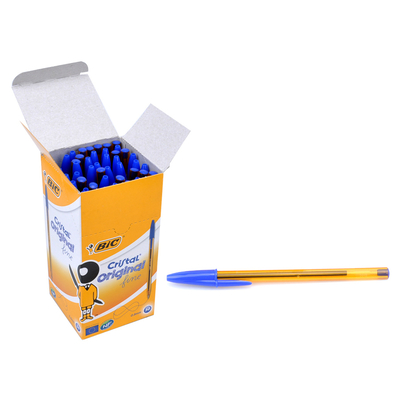 Product Στυλό Διαρκείας Bic Με Μύτη 0.8mm Μπλε 50τμχ base image