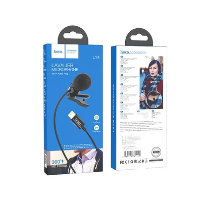Product Μικρόφωνο Hoco L14 Lavalier , Lightning base image