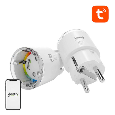 Product Smart Μονόπριζο WiFi Gosund EP2, 2 pieces (two-pack) 10A Tuya base image