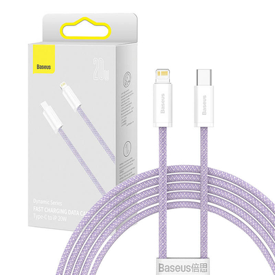 Product Καλώδιo USB-C for Lightning Baseus Dynamic Series, 20W, 2m (purple) base image