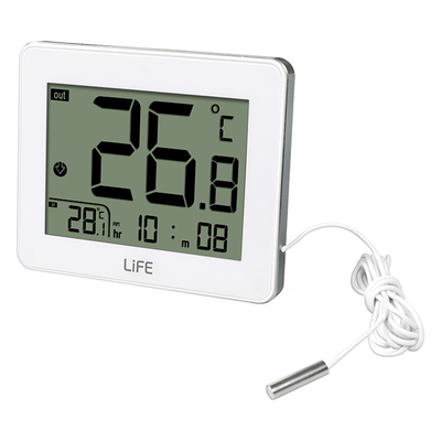 Product Μετεωρολογικός Σταθμός Life WES-202 Indoor/Outdoor Thermometer White base image