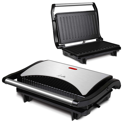 Product Τοστιέρα Life Stg-100 Inox Sandwich With Grill Plates 700w base image