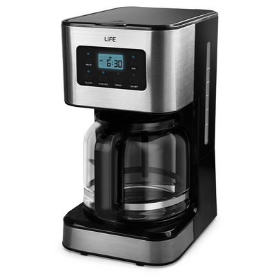 Product Καφετιέρα Φίλτρου Life CM-200 Inox 1.5L 950W base image