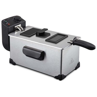 Product Φριτέζα Life Friteza ΙΝΟΧ DFR-100 2200W base image
