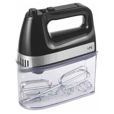 Product Μίξερ Χειρός Life 5 Ταχυτήτων, 500W, Με Πρακτικό Μπολ Ανάμιξης Υλικών Και Αποθήκευσης base image