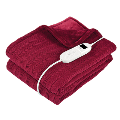 Product Ηλεκτρική Κουβέρτα Life Πλεκτή Life 160 x 120cm, σε κόκκινο χρώμα, 160W base image