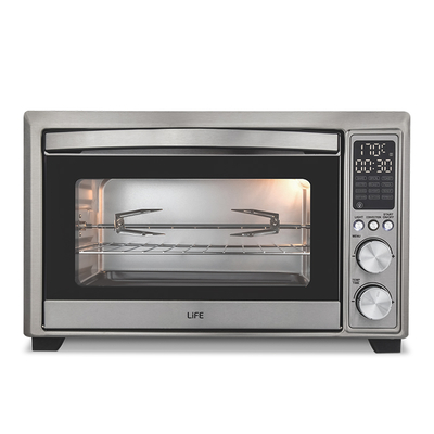 Product Ηλεκτρικό Φουρνάκι Life 2 σε 1 Φριτέζα Αέρος 30L, με ψηφιακή οθόνη, 1800W. base image