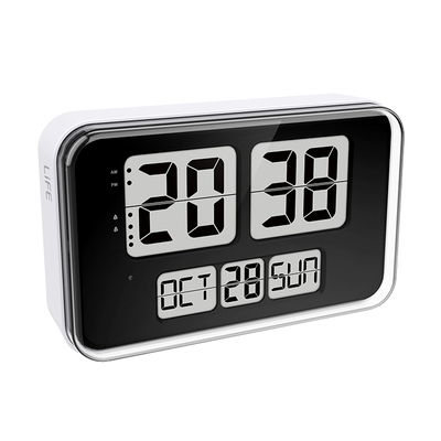 Product Ψηφιακό Ρολόι Life Επιτοίχιο & ημερολόγιο με οθόνη LCD και retro flip design base image