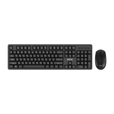 Product Σετ Πληκτρολόγιο και Ποντίκι Ασύρματο Marvo Office Ws005 Gr base image