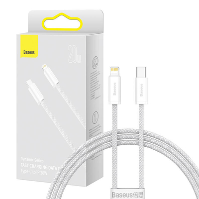 Product Καλώδιο USB to Lightning Baseus Dynamic 23W 1m (white) base image