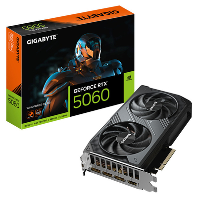 Product Κάρτα Γραφικών Gigabyte GV-N5060WF2OC-8GD, 8GB, GDDR7 base image
