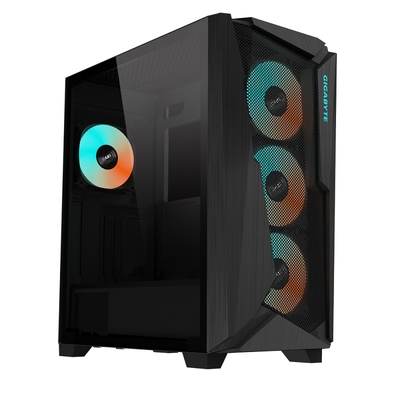 Product Κουτί Υπολογιστή Gigabyte C301 GLASS V2 BLACK ATX Black USB 3.0 base image